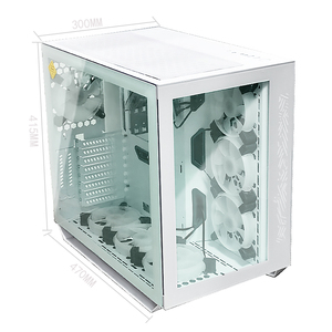 Choiyan nuova custodia per PC da gioco M-ATX/ITX Computer Desktop custodia panoramica vista mare camera USB 3.0 interfaccia - Product Image 2