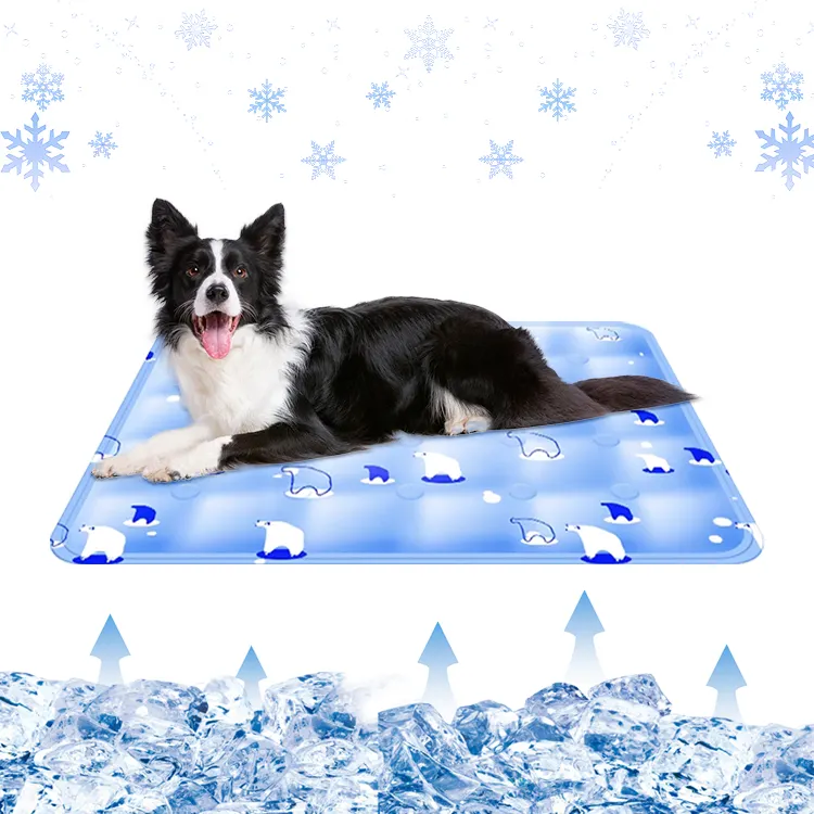 Muawu Pet Dog Mat Tự Pet Làm Mát Mat Mèo Mùa Hè Ice Pad Đệm Giữ Mát Giường