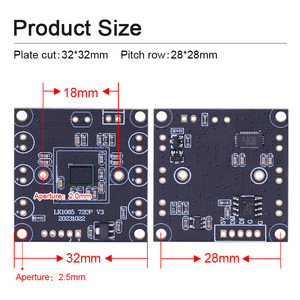 1MP H65 CMOS sensore USB modulo fotocamera 1.9mm 140 grado 30fps UVC HD Plug & Play per Mac Linux Android Windows Linux Raspberry Pi - Product Image 4