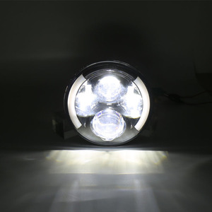 2025オーロラ7 "60W高/低ビームLEDヘッドライトDRLジープラングラー用