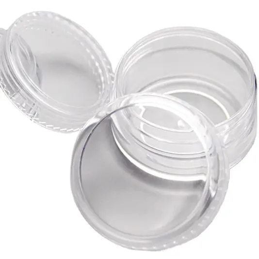 Tarros de plástico transparente para cremas, 5g, 10g, 15g, 20g, gran oferta