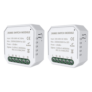 Tuya Zigbee DIY один способ Умный переключатель маленький корпус приложение пульт дистанционного управления Zigbee переключатель таймер Выключатель света совместимый - Product Image 1