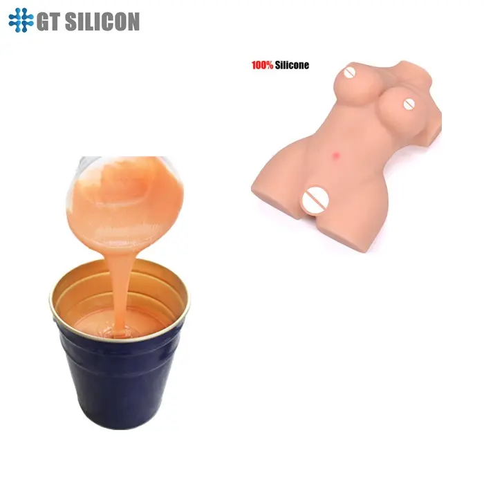 Goma de silicona líquida para fabricación de pene Artificial, material sin procesar de fábrica China, muestra gratis