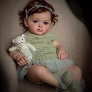 دمية أطفال من السيليكون الفينيل 22 بوصة رخيصة للغاية دمية واقعية لحديثي الولادة دمية طفل سيليكون العفن تولد من جديد دمى بونيكا - Product Image 2