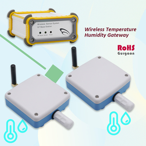 1200m Transmisión de distancia inalámbrica RS485 Modbus Tempe Sensor registrador de datos de temperatura y humedad - Product Image 1