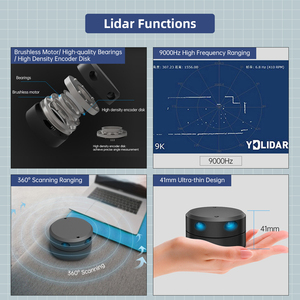 YDLIDAR G4 Lidar Triangulation 360 ° 16m Scan bereich für ROS Robotics Support ROS1 ROS2