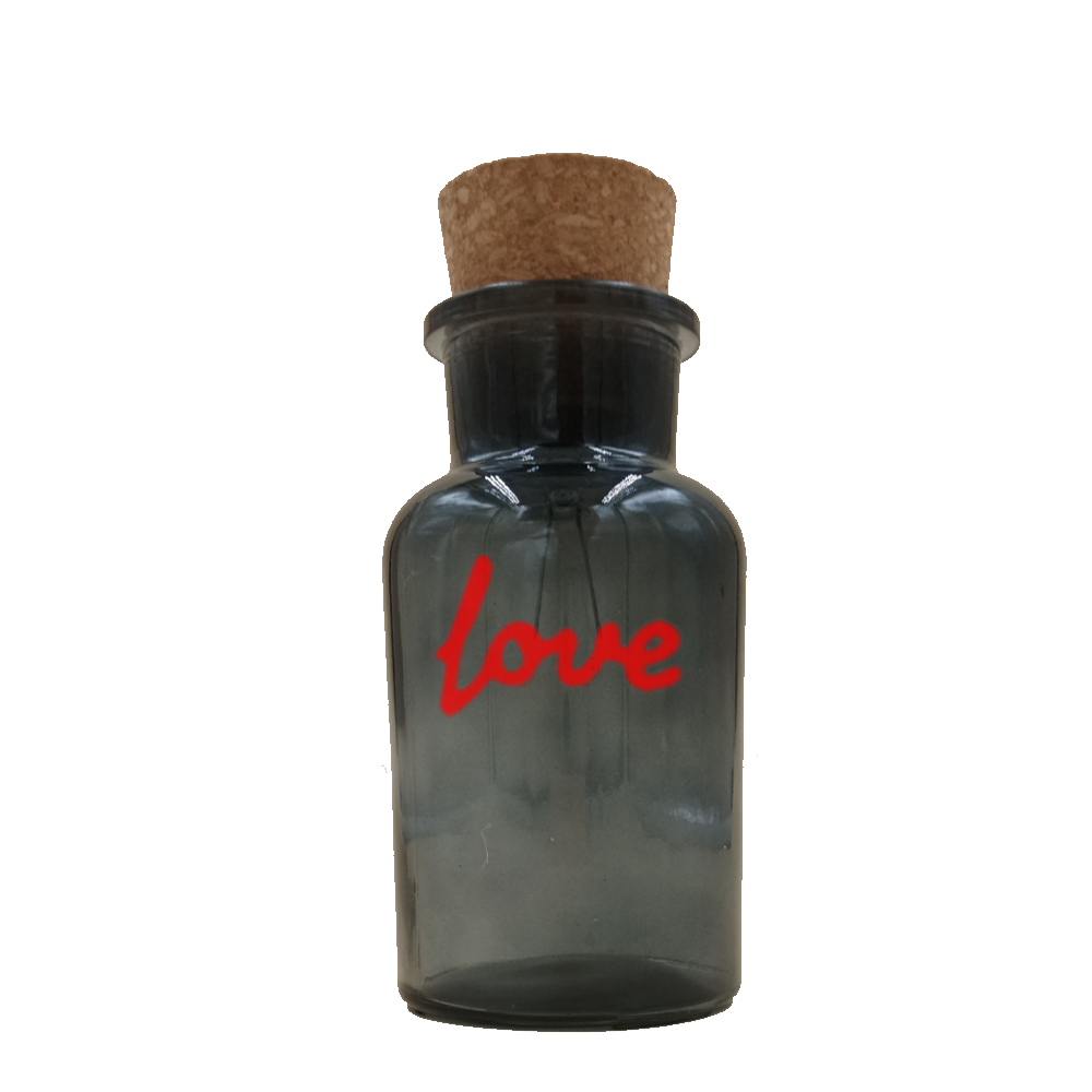 Amor de botella gris