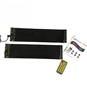 16*32 64*20 96*20 araç ön camı LED ekran yeni DIY gösterge ışığı şeytan gözü App uzaktan kumanda animasyonlu gözler arabalar kamyonlar için - Product Image 5