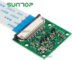 Mini módulo de cámara OV5647 con sensor de 5 megapíxeles 1080p con cable de cinta de 15 Pines de 6 pulgadas Compatible con Raspberry Pi modelo A B + - Product Image 1