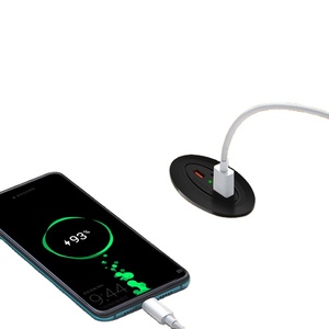 Enchufe USB de carga rápida de 30W, enchufe de carga tipo C de fácil instalación, integrado en el escritorio, soporte para sofá cama - Product Image 1