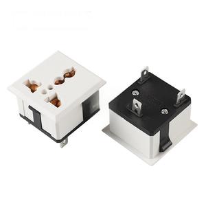 IEC C14 <span class=keywords><strong>AC</strong></span> Power Connector ổ cắm với cầu chì và chuyển đổi cho máy công nghiệp nam adapter nối - Product Image 2