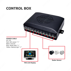 Uto-Ayuda de marcha atrás con pantalla LCD, sistema de detección de radar de aparcamiento delantero y trasero, 8 - Product Image 5