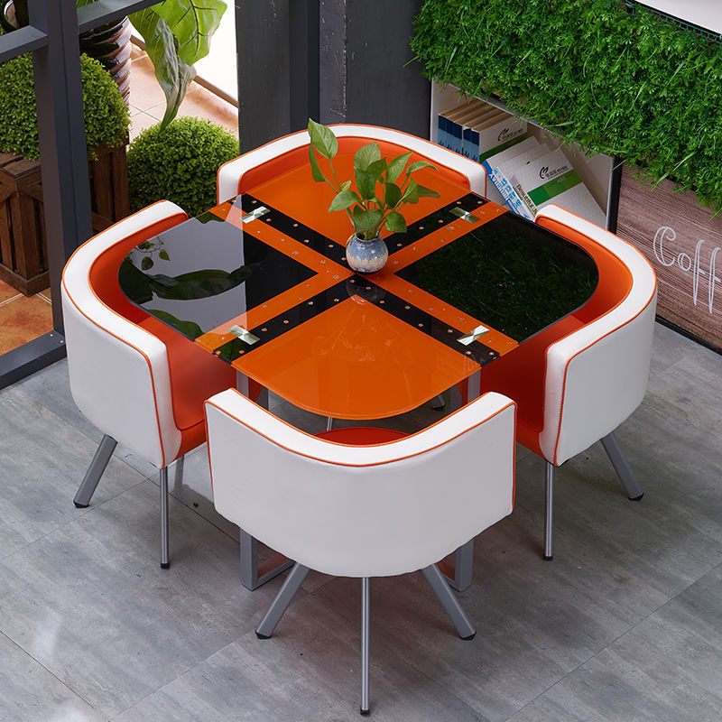 Orange-black