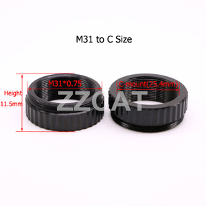 M12 M25 M26 M27 M31 M32 M42 to <strong>C</strong>-<strong>mount</strong> 25.4mm <strong>CCD</strong> Camera Adaptor Rings Microscope Objective Lenses Adapter Ring - Product Image 3