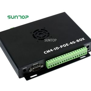 Industrieller IoT-Mini computer basierend auf Raspberry Pi Compute Module 4 (NICHT enthalten) PoE, 5G/4G, Metall gehäuse, Lüfter - Product Image 1