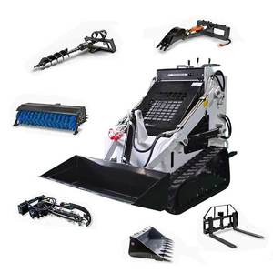 Prezzo a buon mercato una macchina per lo più con crawler skid steer loader diesel piccole pale scorrevoli