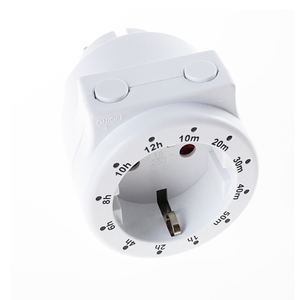 Timer Plug-In programmabile con messa a terra Timer meccanico giornaliero interruttore conto alla rovescia presa elettrica - Product Image 1