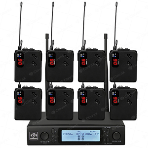 Clavax IEM-100 10 Bodypacks Không Dây Trong Tai Hệ Thống Màn Hình 2 Kênh Studio Loại Màn Hình Cho Sân Khấu Nhà Thờ Ban Nhạc Nhạc Nhạc Công Trường - Product Image 5