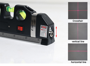 Multifunctional Horizontal Vertical <strong>Crosshair</strong> with Tape Measure for Hanging Picture Level Beam Tool Laser Level - Product Image 6
