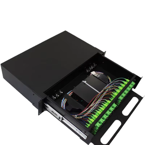 高密度ネットワーク用24ポート48コアFTTH ODFラックマウントファイバー分配フレーム & パッチパネル - Product Image 3