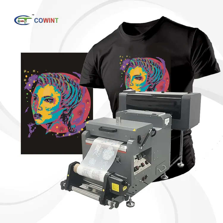 Cowint Digitale Roll Warmte-overdracht Papier Drukmachine Label Verf Voor Kleding Sticker Label Printer Machine