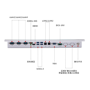 15.6'' All in One Pc Win7 Hmi <strong>Computer</strong> Intel Core I5 11th Gen CPU Waterproof Touch Screen Industrial Panel PC - Product Image 2