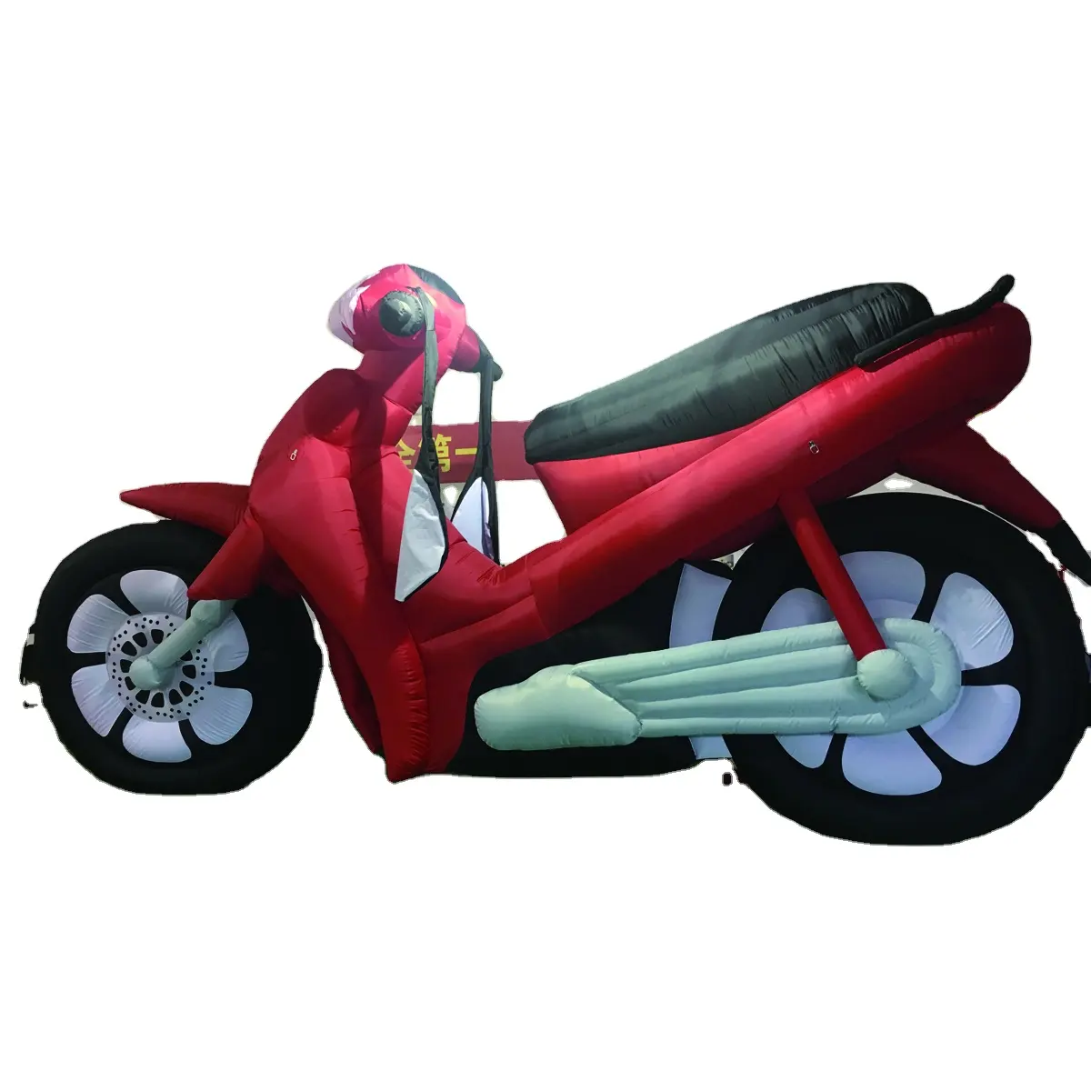 Inflatable advertising Cartoon Mascot like motorcycle for outdoor