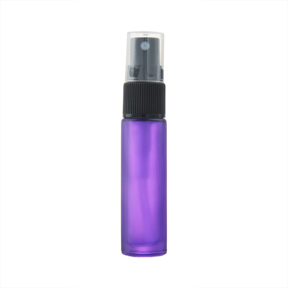 Viola satinato + sfera in acciaio + tappo in plastica rosso rosa