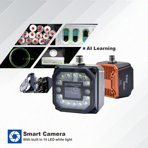 กล้องอัจฉริยะระบบ AI 1408x1024ในตัวมีอีเธอร์เน็ตแบบเร็ว60fps ไม่จำเป็นต้องมีพีซีสำหรับการวัดขนาดการจดจำอักขระ - Product Image 2