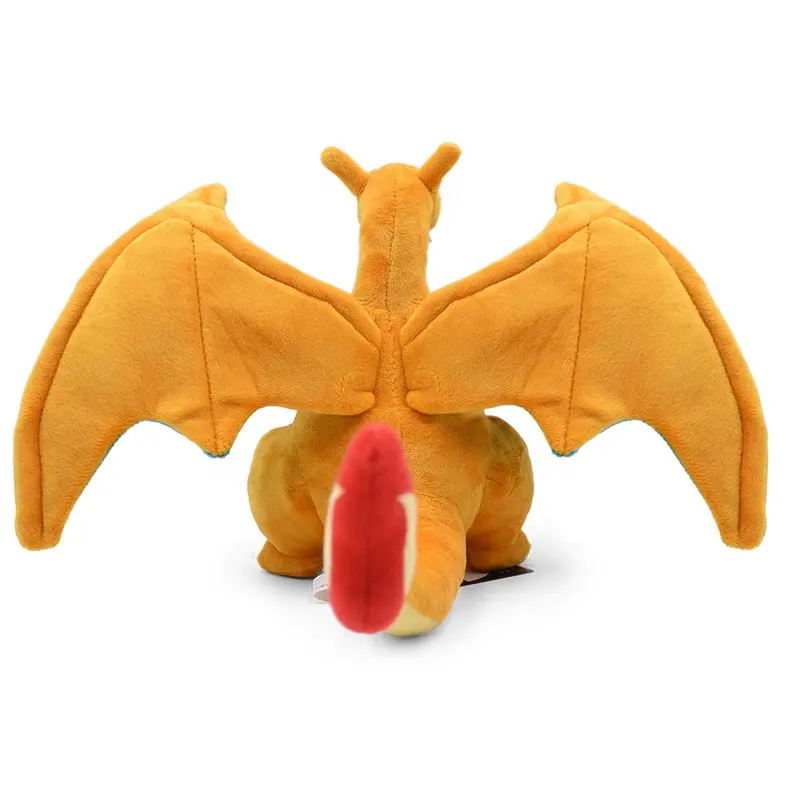 Animales de peluche, gran oferta, gran versión negra y amarilla de Charizard Evolution de Charizard Fire Dragon, muñeco de peluche, juguetes de peluche