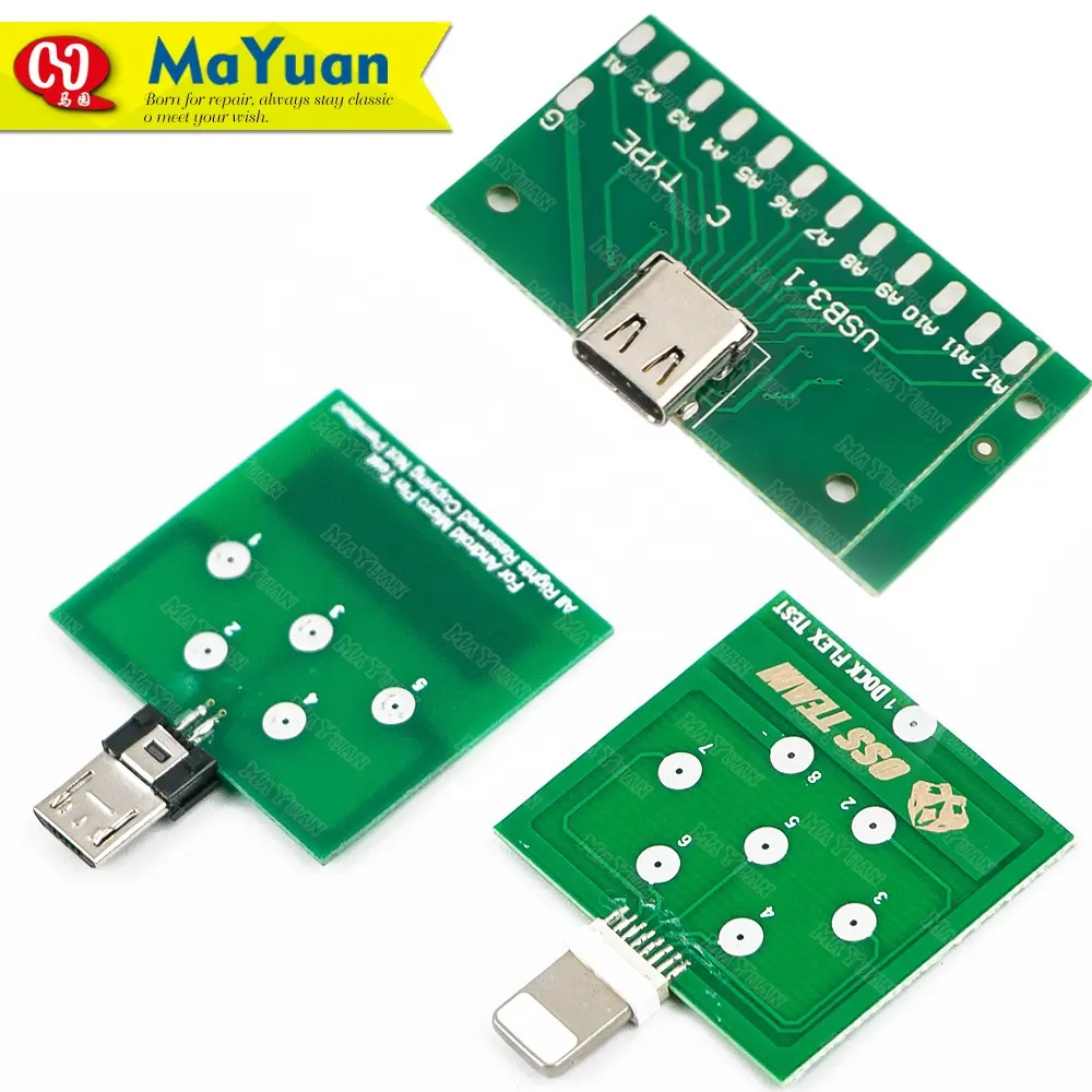 Placa USB Testador de Reparação celular para 3 Interface Diferente