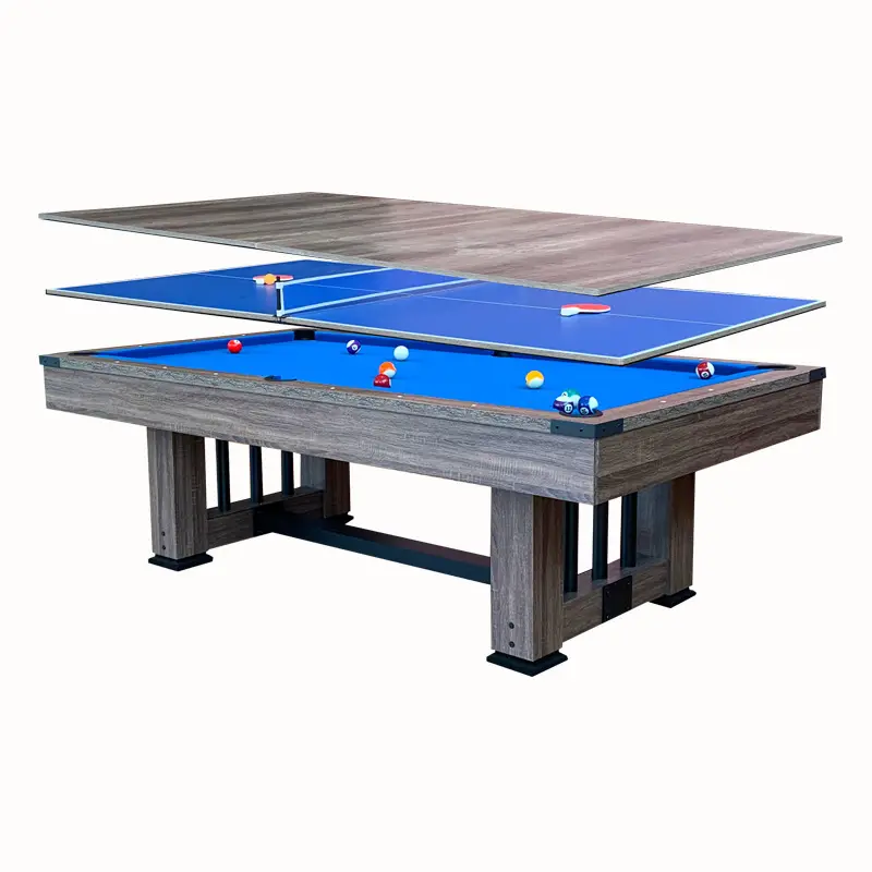 Wholesale 8FT 7FT 3 in 1 Rome Style Billiard Pool table With Table tennis Board And Meeting Table top