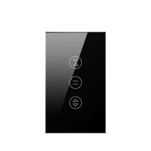 スマート<span class=keywords><strong>Wifi</strong></span>カーテンスイッチEUUS標準タッチパネルカーテン電気ローラーシャッタースイッチTuya Smart LifeAPPリモコン - Product Image 1