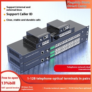 One Way Telephone Optical Transceiver Optical Transmitter and Receiver 20km Optical Transceiver with 100mbpsrj45 Port FC Port - Product Image 3