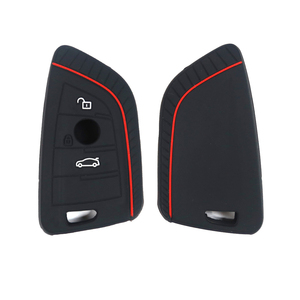 เคสใส่กุญแจรถยนต์รีโมทซิลิโคน3ปุ่มสำหรับ BMW 1 2 3 4 5 6 7 X1 X3 X2 X4 X5 X6 2018 2019 - Product Image 2