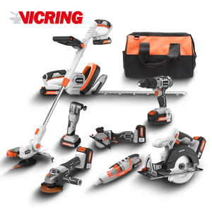 VICRING <strong>Big</strong> Surprise !!!Combo Power Tool Set Brushless Drill Cordless Tool <strong>Kits</strong> Power Tool Combo <strong>Kits</strong> <strong>Easy</strong>-to-use - Product Image 2