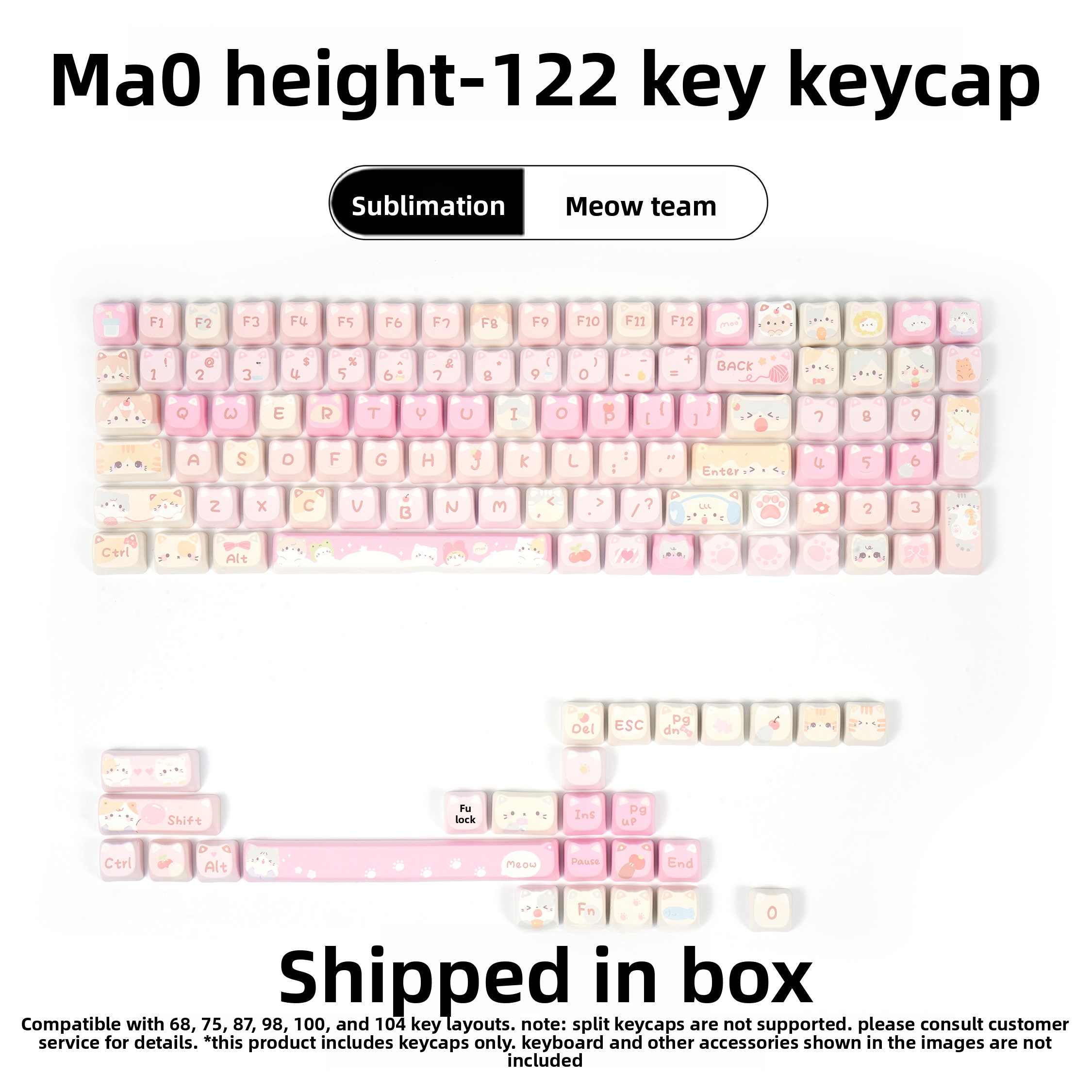 Meow Meow Team - Keycaps