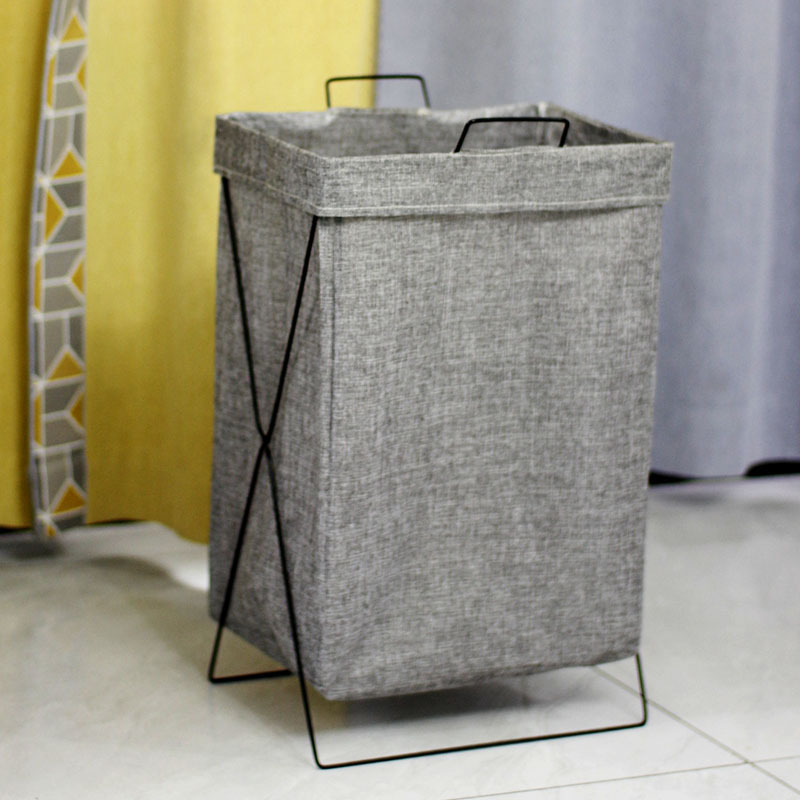 Gris imitation lin