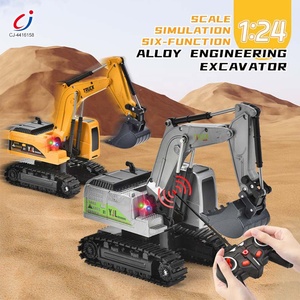 Chengji ekskavatör remonte kontrol elektrikli araç modeli alaşım rc 2.4ghz 6 kanal ses ve işık uzaktan kumanda kazıcı oyuncak - Product Image 3