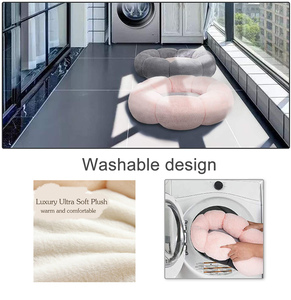 Alfombrillas calmante cómodas para perro, cama para perro con forma de flor, alta calidad - Product Image 2