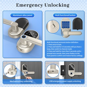 Электрическая биометрическая дверная Блокировка - Product Image 5