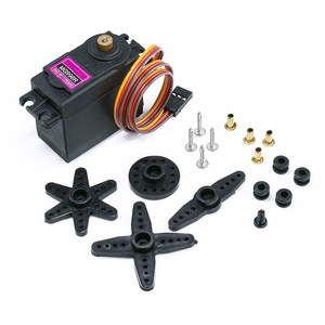 MG996R MG996 15kg Servo für RC-Modell Raspberry Pi Robotics & Education Robot Servomotor für Arduino 90 360-Grad-Motor