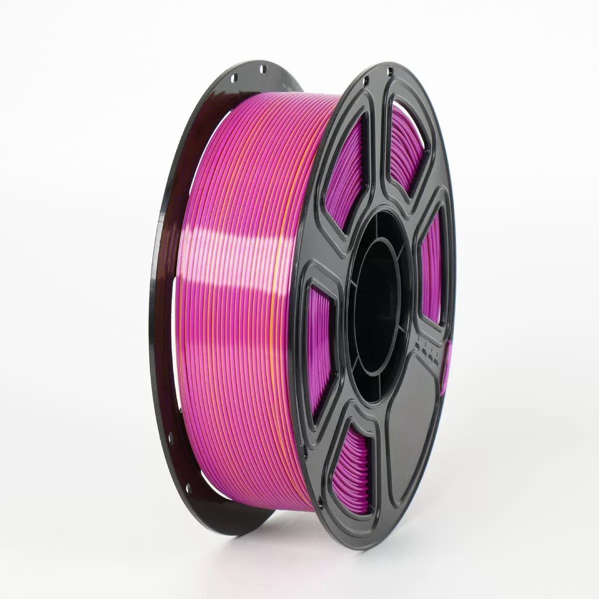 Soie violet doré