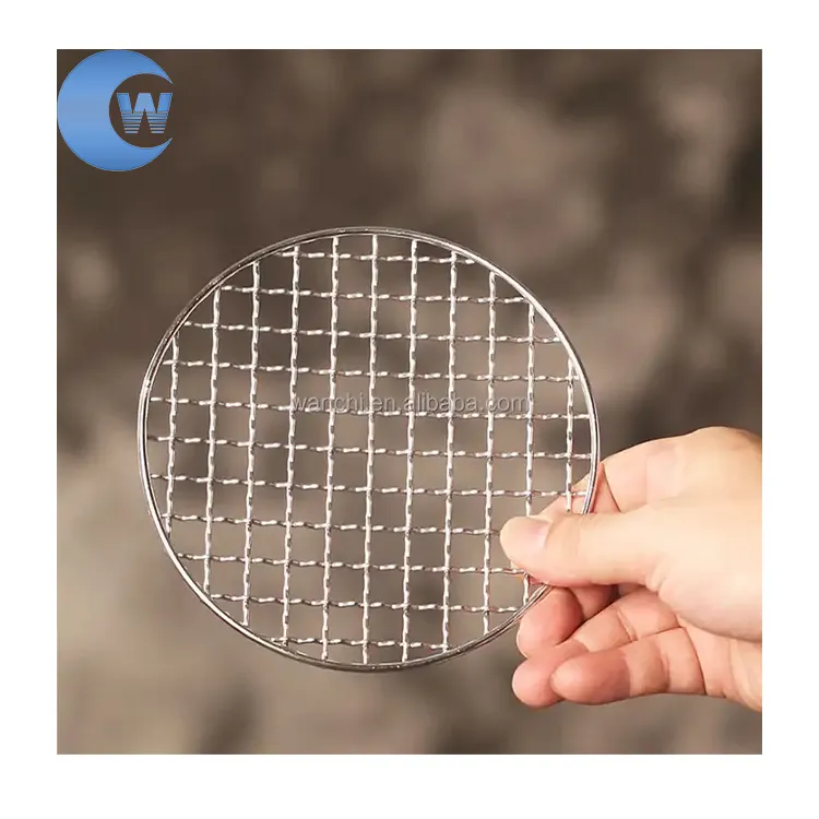 Groothandel Ronde Bbq Gaas Grill Wegwerp Draad Bbq Netto Barbecue Gaas/Roestvrij Staal Bbq Mesh Voor Thuis Barbecue Net