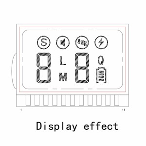 <strong>small</strong> size <strong>lcd</strong> panel low cost mini <strong>lcd</strong> <strong>display</strong> tn transflective 0.96inch <strong>lcd</strong> with 11 pin connectors 2 digits seven segment digit - Product Image 6
