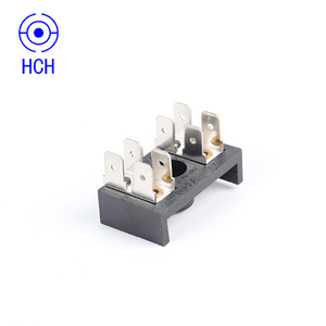 Montaj deliği 4.0mm 600v 30A 2 yollu terminal şeridi pcb gücü bariyer terminal bloğu - Product Image 6