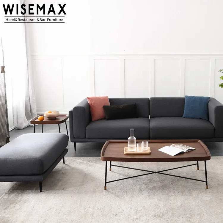 WISEAMX ชุดโซฟาผ้าห้องนั่งเล่นเฟอร์นิเจอร์โซฟาเลานจ์โซฟาเข้ามุมการออกแบบที่ทันสมัยสบายโซฟาสีชมพูเฟอร์นิเจอร์ในบ้าน