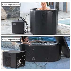 <strong>Factory</strong> Customized Cooling Machine 1/2HP 1HP Cold Plunge Ice Bath Water <strong>Chiller</strong> With Filter WIFI Ozone and Heat Making