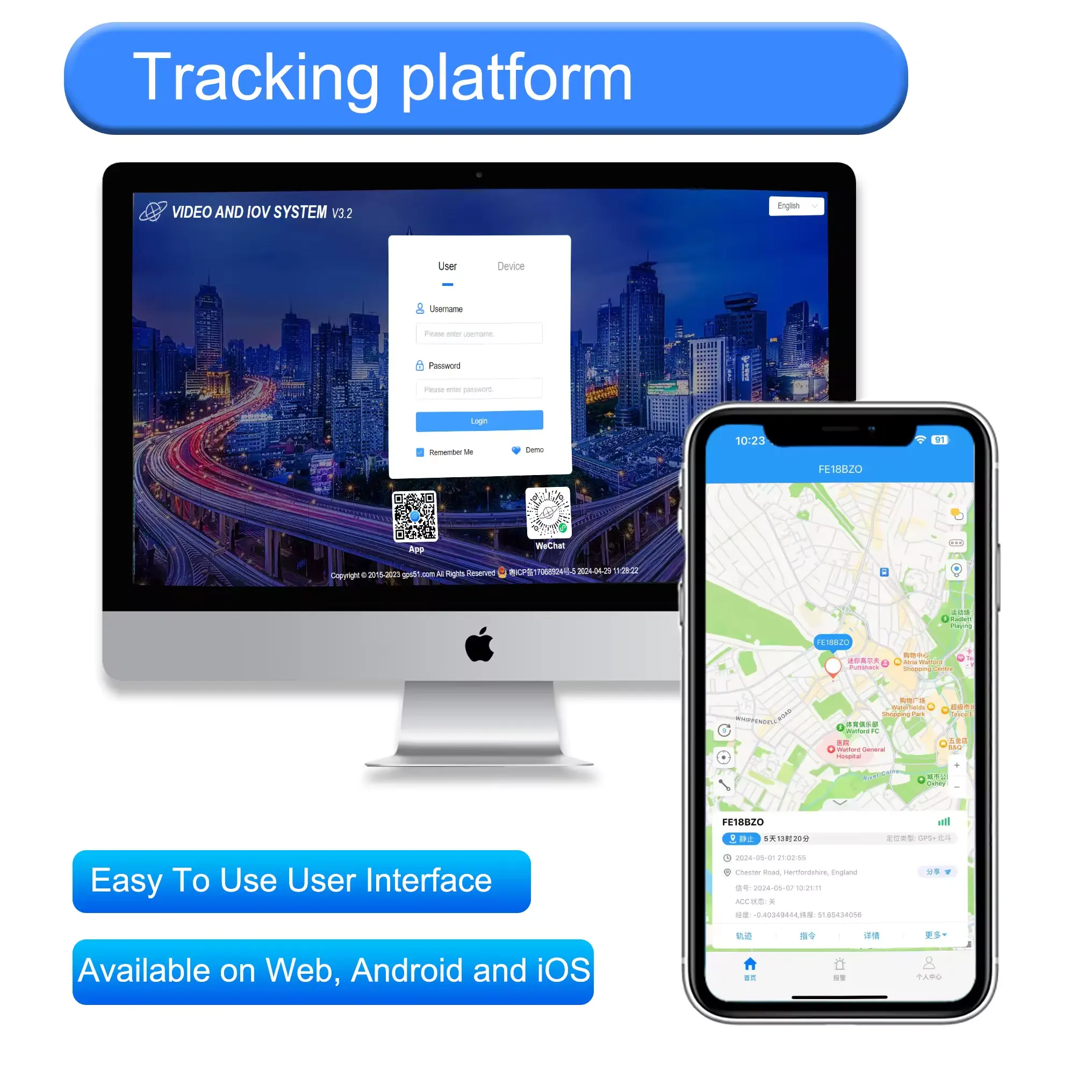 สแตนด์บายพิเศษ 3 ปีแม่เหล็กไร้สายอุปกรณ์ติดตาม GPS อายุการใช้งานฟรีแอพเช่ารถยนต์สินทรัพย์รถบรรทุกติดตามรถยนต์