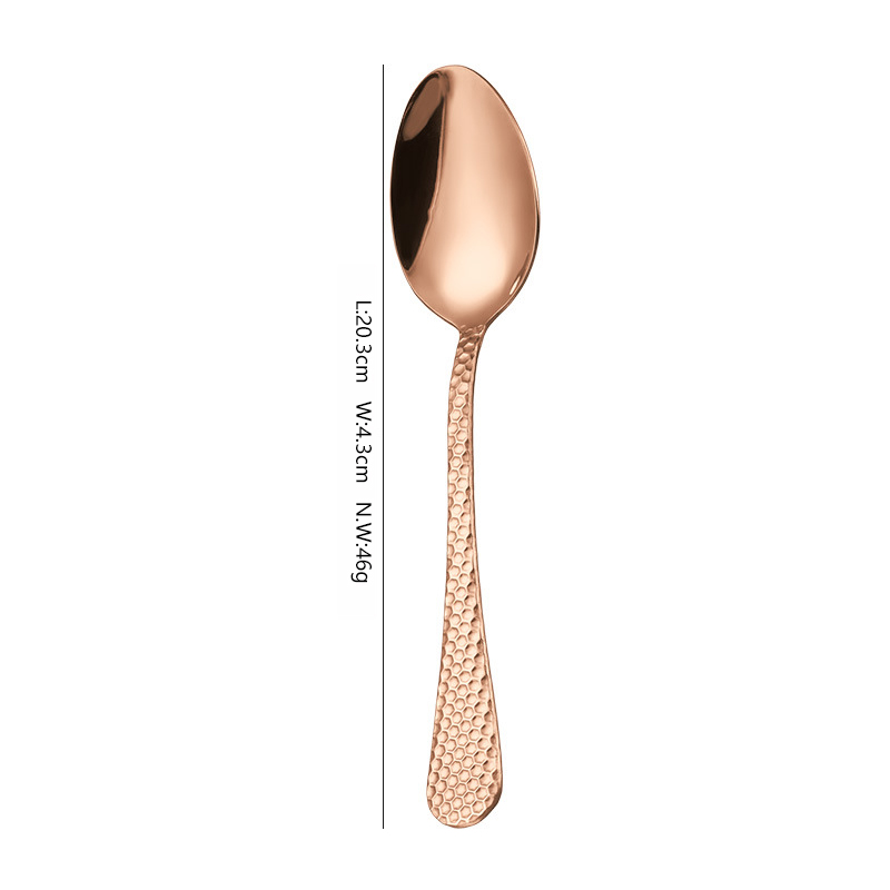 Rose Gold Dinner Spoon